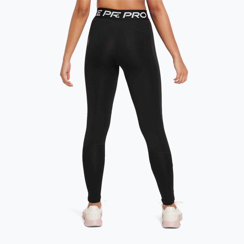 Kinderleggings Nike Pro Dri-FIT black/white 3