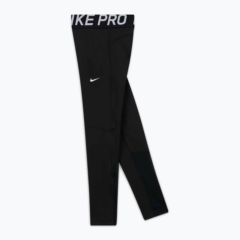 Kinderleggings Nike Pro Dri-FIT black/white 7