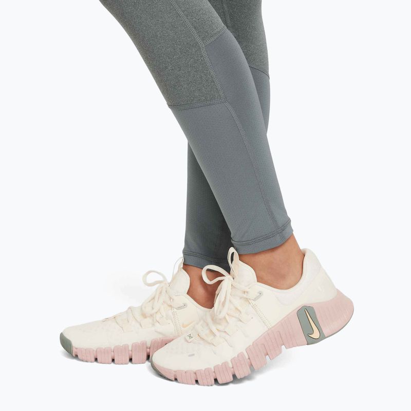 Kinder-Leggings Nike Pro Dri-FIT carbon heather/white 6