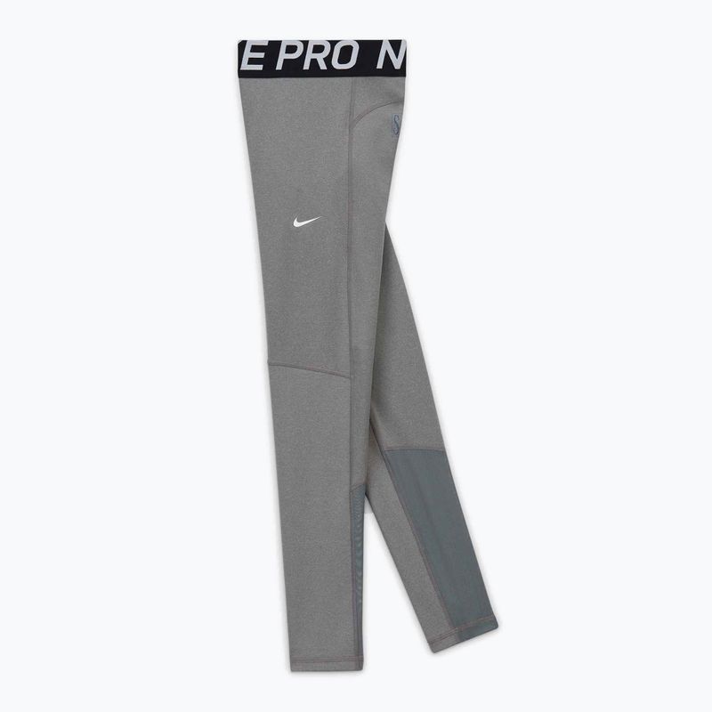 Kinder-Leggings Nike Pro Dri-FIT carbon heather/white 7