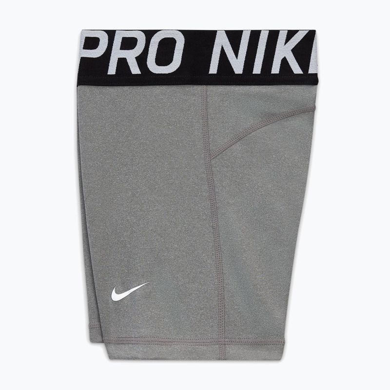 Kinder-Shorts Nike Pro carbon heather/white 7