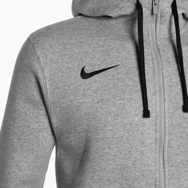 Herren Nike Park 20 Full Zip Hoodie dunkelgrau heather/schwarz/schwarz 3