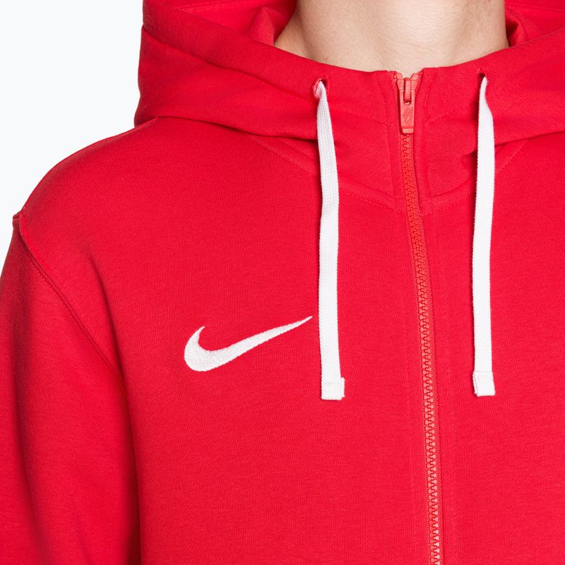 Herren Hoodie Sweatshirt Nike Park 20 Full Zip Hoodie university red/white/white 3