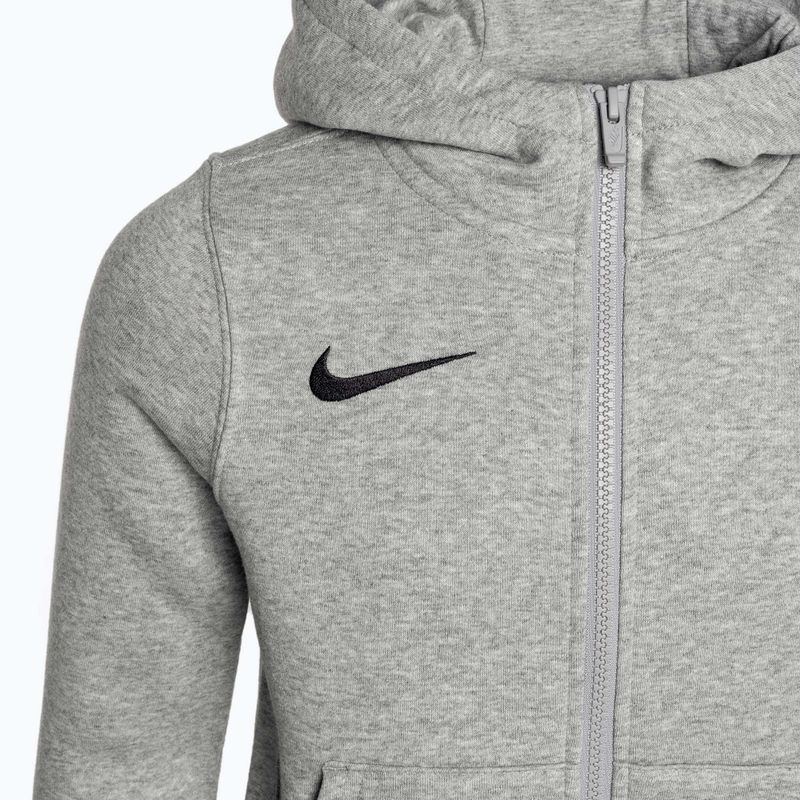 Kinder Nike Park 20 Full Zip Hoodie dk grau heather/schwarz 3