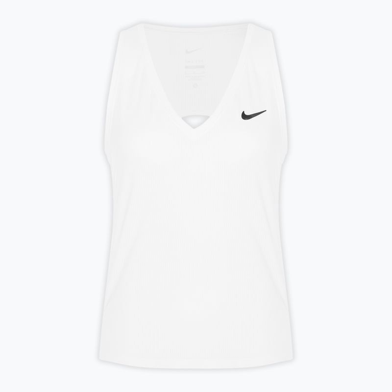 Damen Tennis Tank Top Nike Court Dri-Fit Victory Tank weiß/schwarz