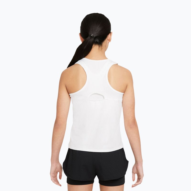 Kinder-Tennisshirt Nike Victory white/white/black 2