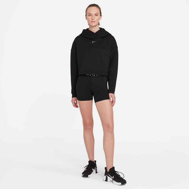 Damen Trainingsshorts Nike Pro 365 5" schwarz/weiß 2