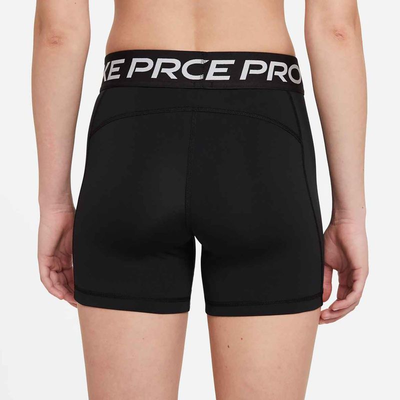 Damen Trainingsshorts Nike Pro 365 5" schwarz/weiß 4