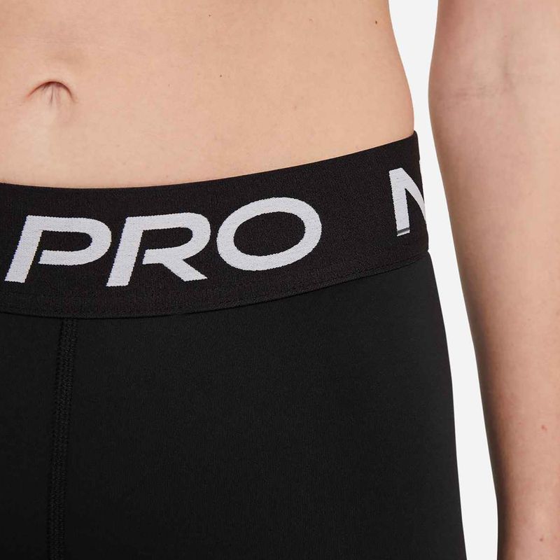 Damen Trainingsshorts Nike Pro 365 5" schwarz/weiß 5