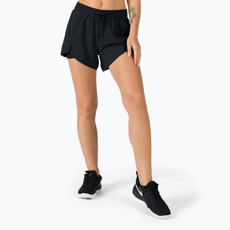 Nike Flex Essential 2 in 1 Damen Trainingsshorts schwarz DA0453-011