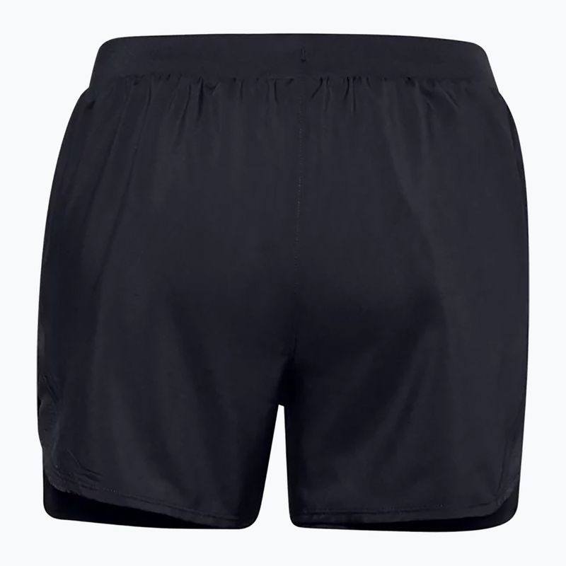 Under Armour Fly By 2.0 2N1 Damen Laufshorts schwarz 1356200 2