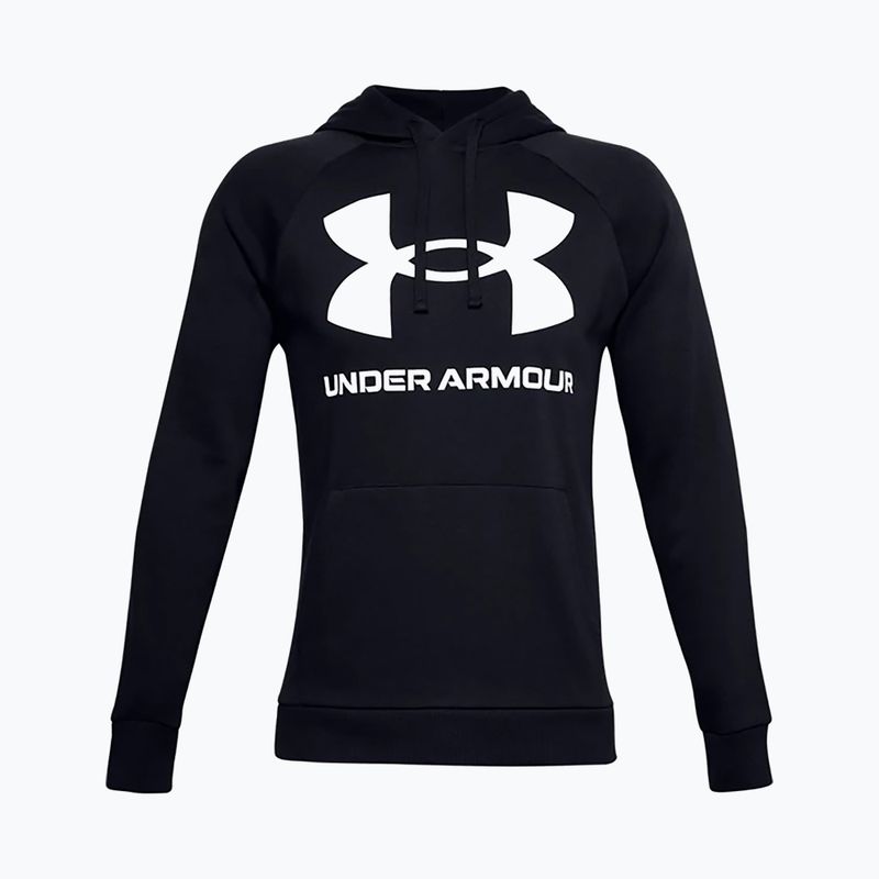 Herren Under Armour Rival Fleece Big Logo Hd Hoodie schwarz 1357093 5