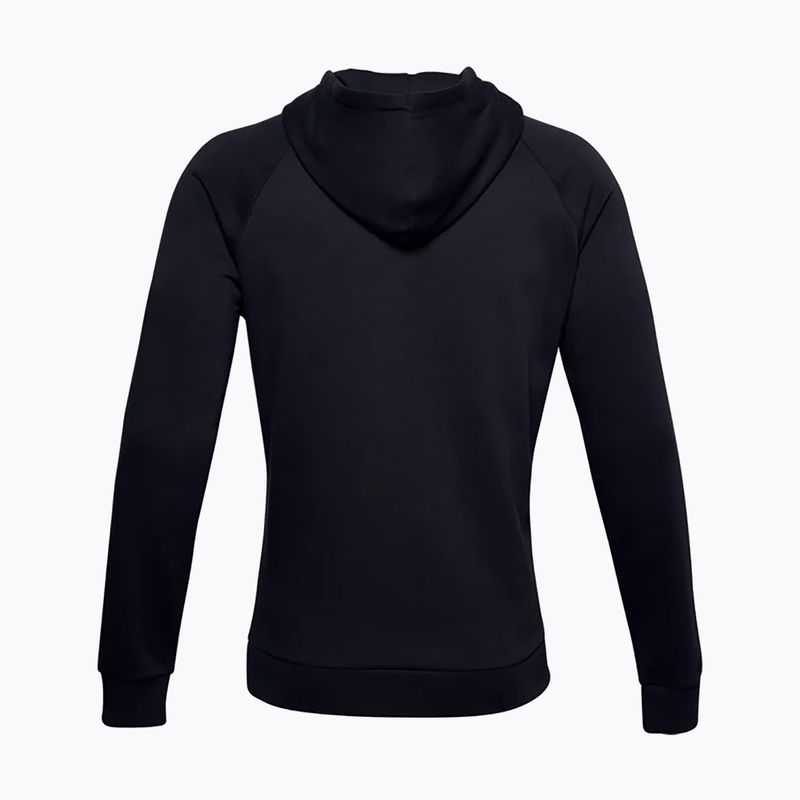 Herren Under Armour Rival Fleece Big Logo Hd Hoodie schwarz 1357093 6