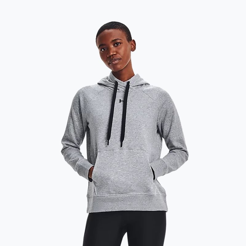 Frauen unter Armour Rival Fleece Hb Hoodie grau 1356317 3