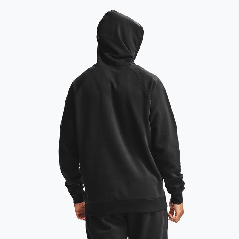 Men's Under Armour Rival Hoodie schwarz/onyx weiß 3