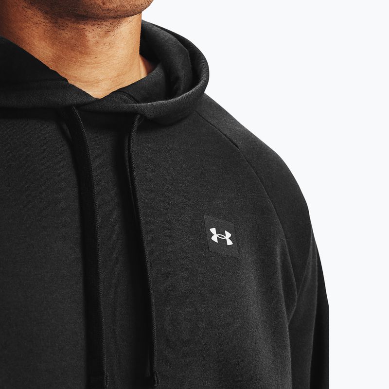 Men's Under Armour Rival Hoodie schwarz/onyx weiß 4