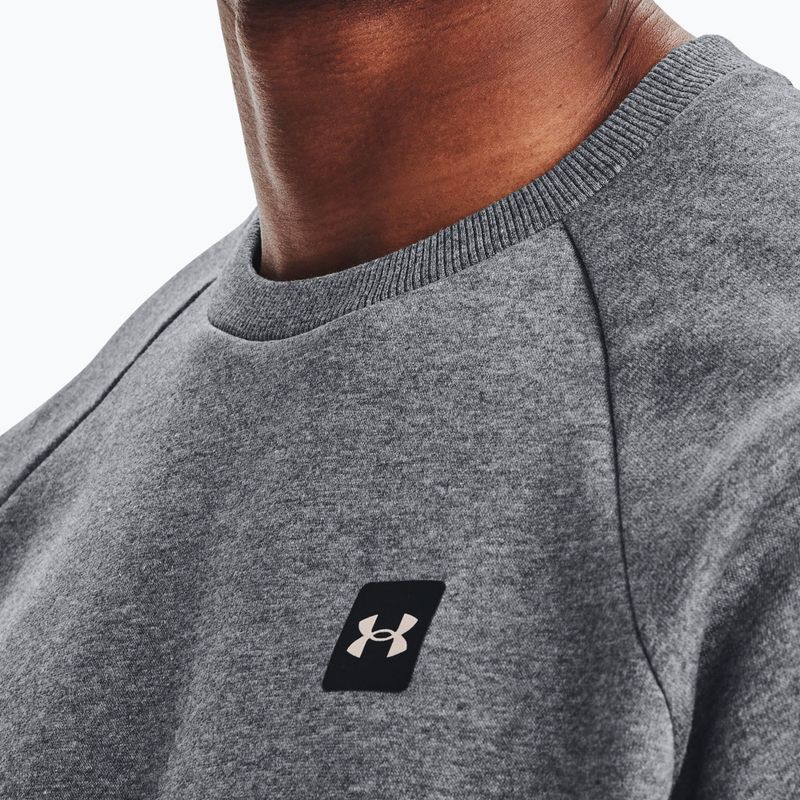 Under Armour Herren Trainingspullover Rival Fleece Crew grau 1357096 3