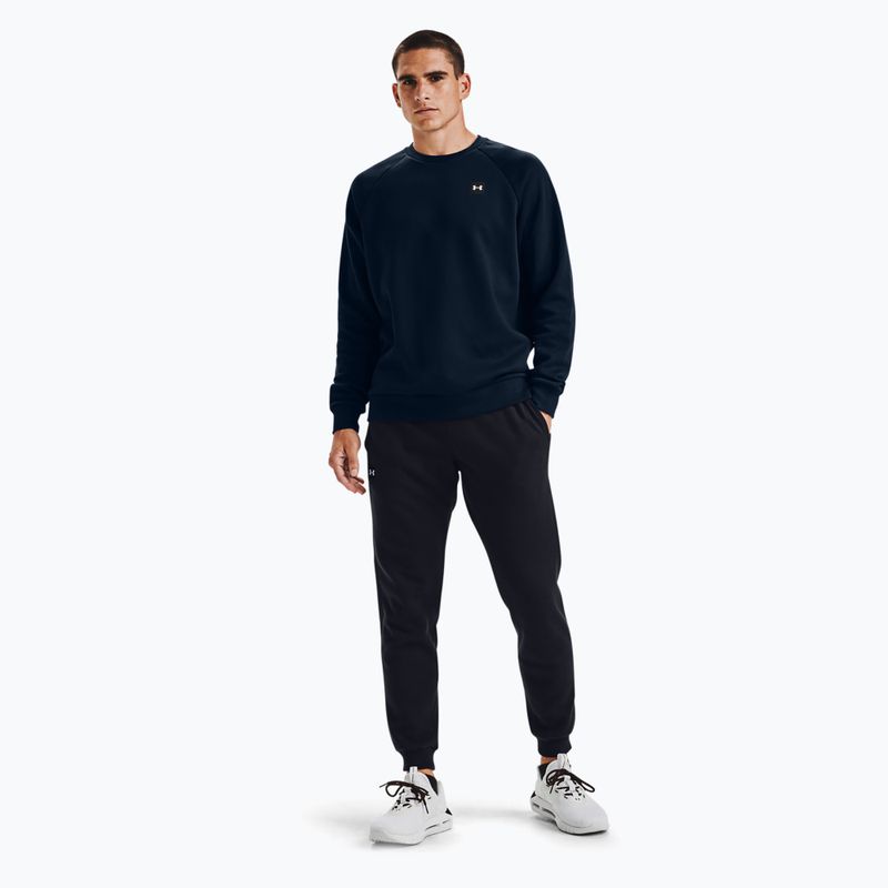 Herren Under Armour Rival Fleece Crew Sweatshirt navy blau 3