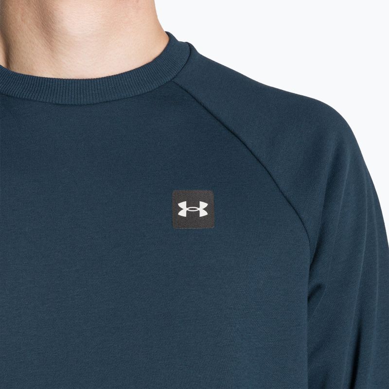 Herren Under Armour Rival Fleece Crew Sweatshirt navy blau 5