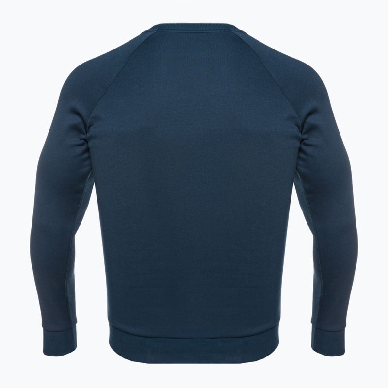 Herren Under Armour Rival Fleece Crew Sweatshirt navy blau 10