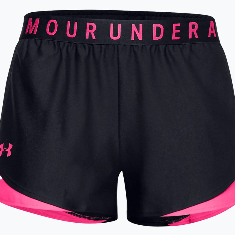 Under Armour Play Up 3.0 Damen Trainingsshorts schwarz/rosa 1344552 3