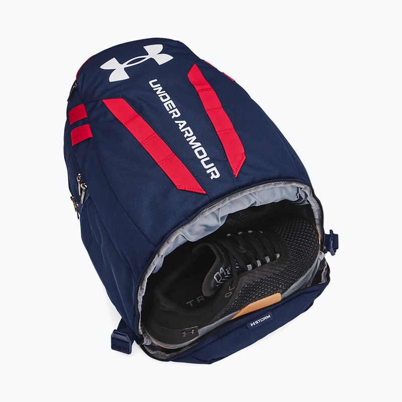 Under Armour Hustle 5.0 29 l academy/rot/weiß urbaner Rucksack 5