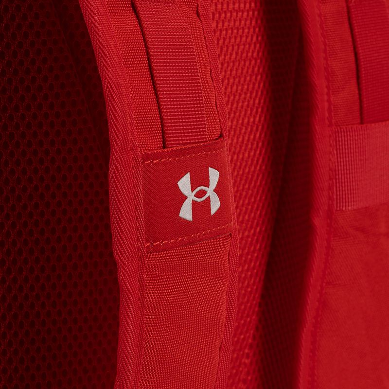 Unter Armour Ua Hustle 5.0 städtischen Rucksack rot 1361176-600 5