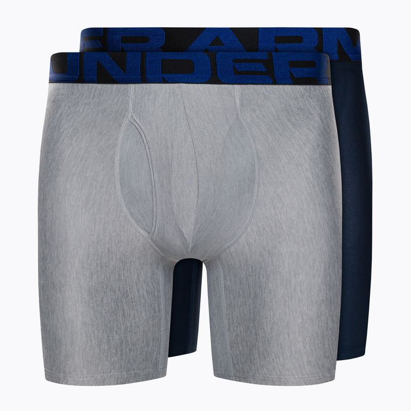 Unter Armour Herren Boxershorts Ua Tech 6In 2er-Pack grau 1363619-408