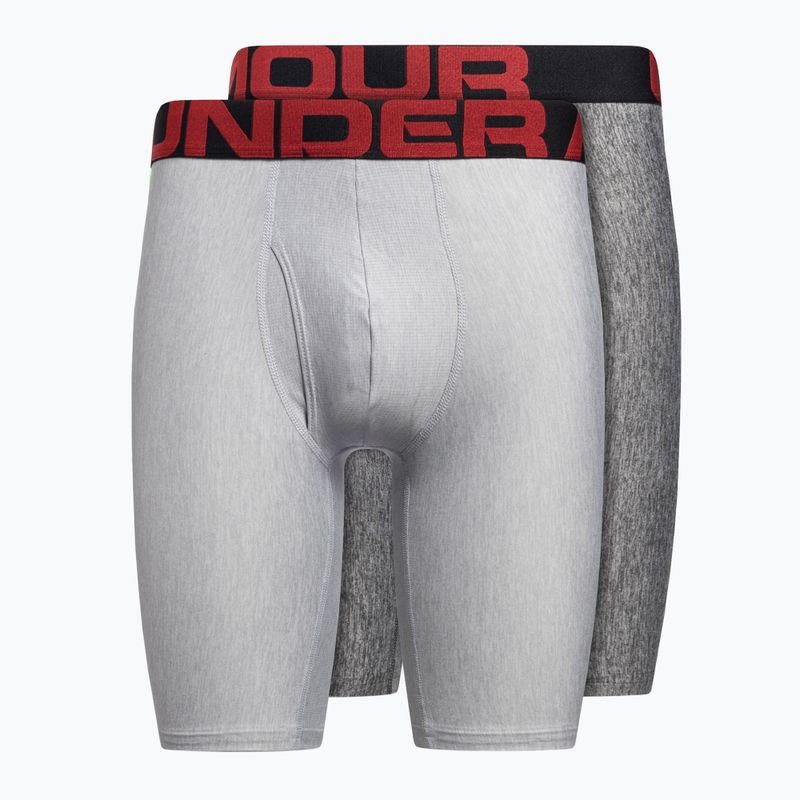 Unter Armour Herren Boxershorts Ua Tech 9In 2er-Pack grau 1363622-011