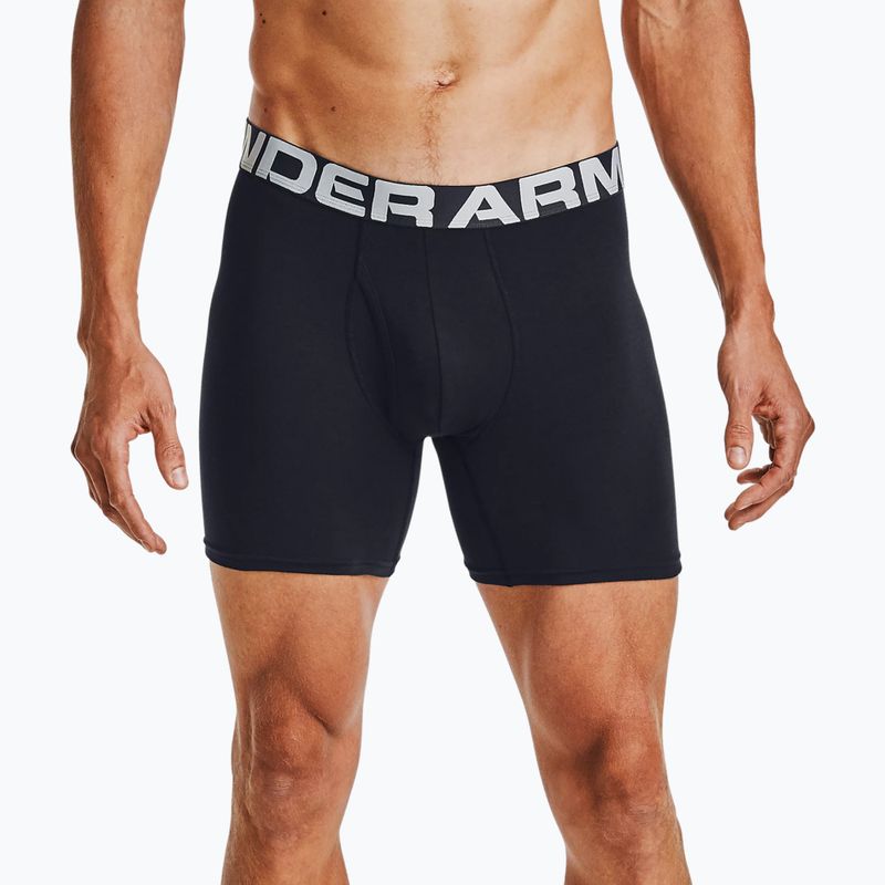 Under Armour Herren Charged Cotton 6 in 3 Pack Boxershorts schwarz UAR-1363617001 4