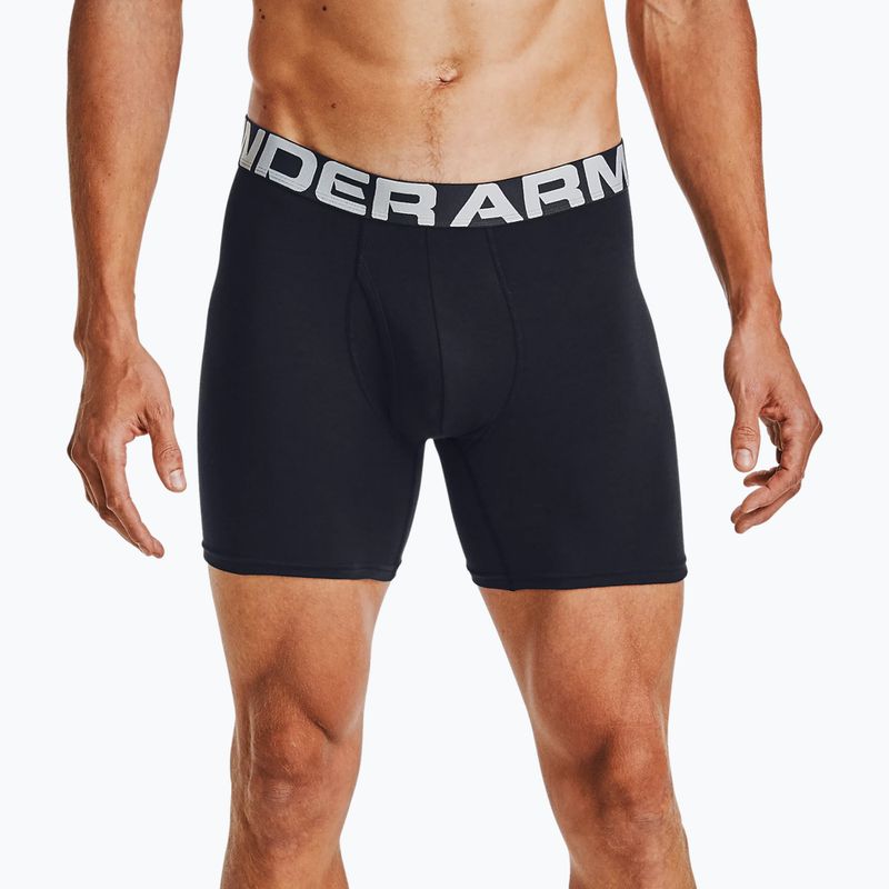 Under Armour Charged Cotton Herren Boxershorts 6 3 Stk. Packung schwarz 1363617 5