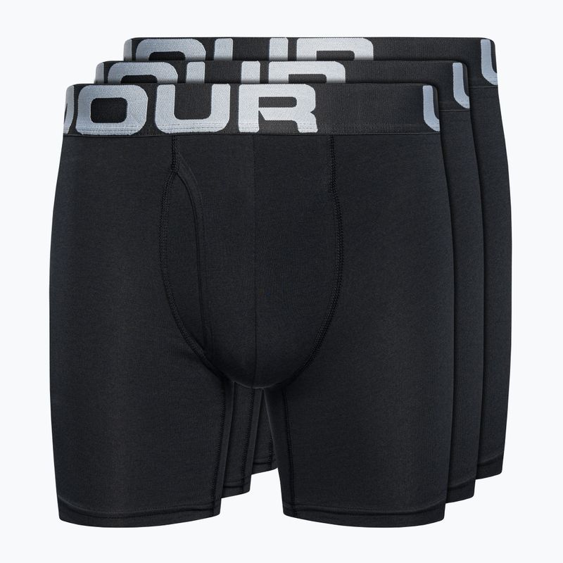 Under Armour Charged Cotton Herren Boxershorts 6 3 Stk. Packung schwarz 1363617