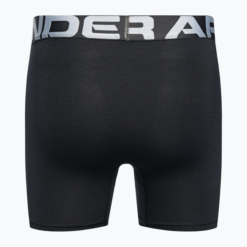 Under Armour Charged Cotton Herren Boxershorts 6 3 Stk. Packung schwarz 1363617 3