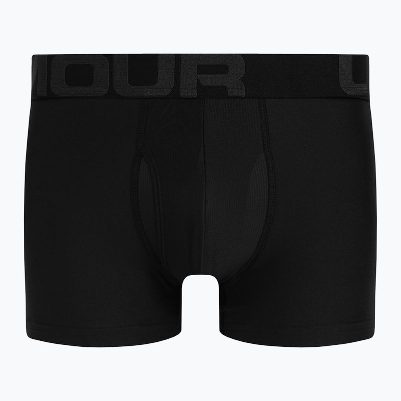 Unter Armour Herren Boxershorts Ua Tech 3In 2-Pak schwarz 1363618-001 2