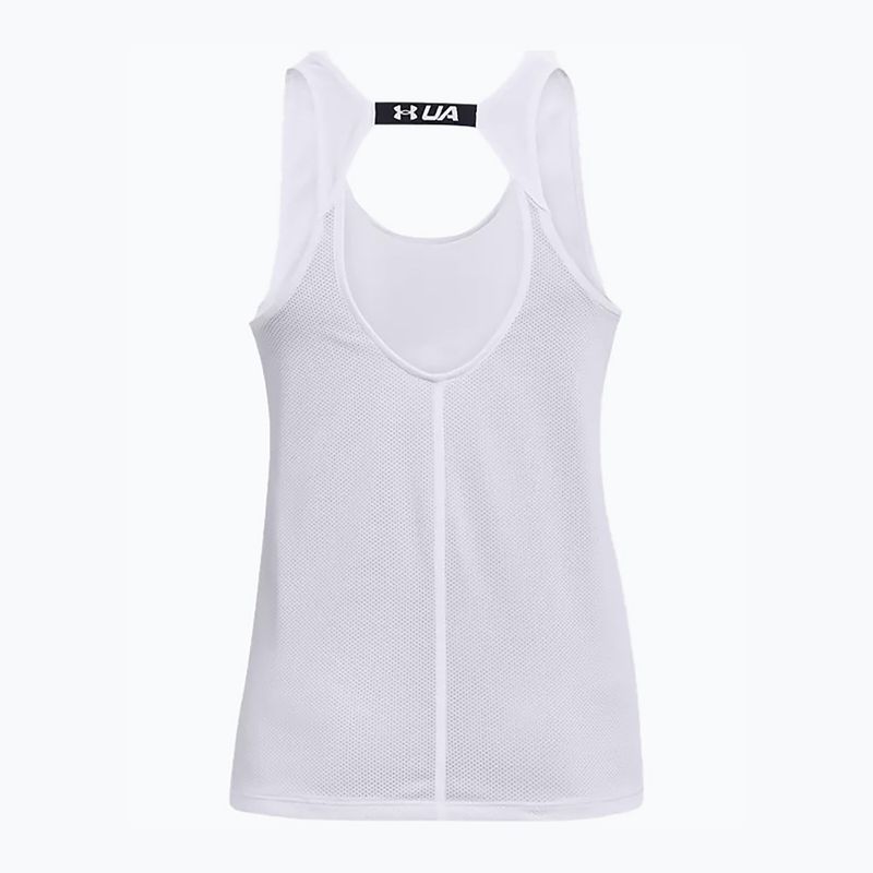 Under Armour Fly By weißes Damen Lauftank-Top 1361394-100 2