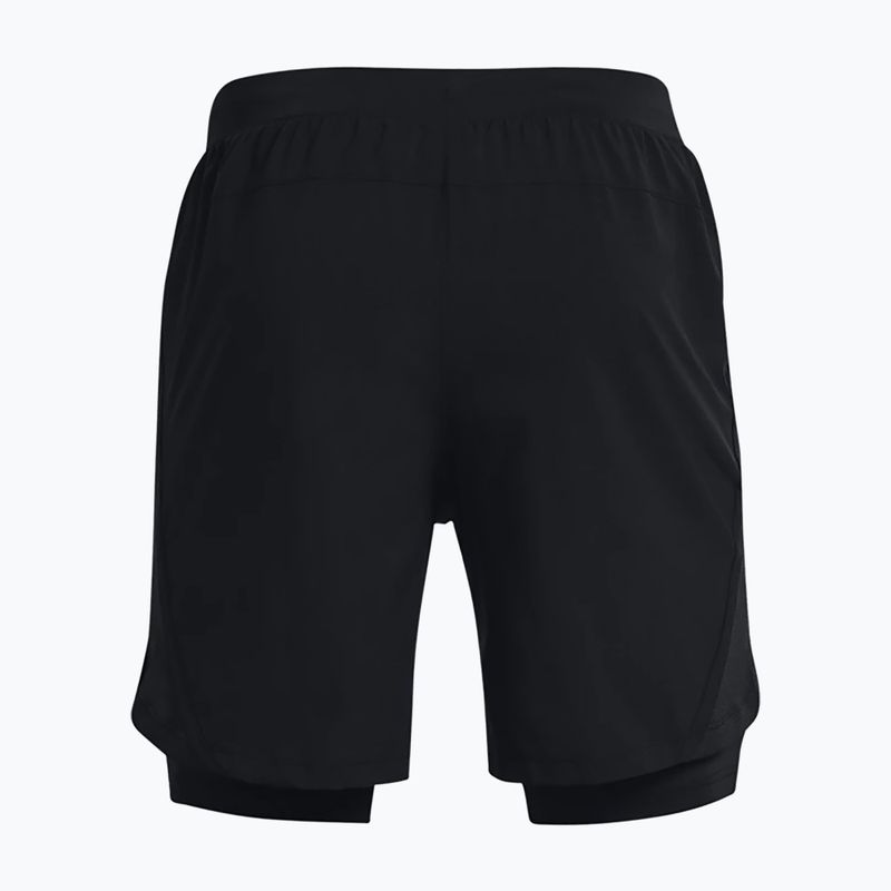 Under Armour Launch Sw 7'' 2N1 Herren Laufshorts schwarz 1361497-001 2