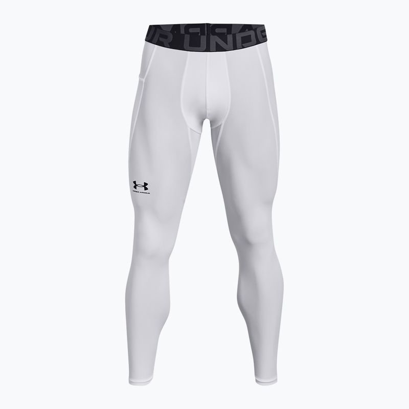 Under Armour HeatGear weiß/schwarze Trainingsleggings für Männer 6