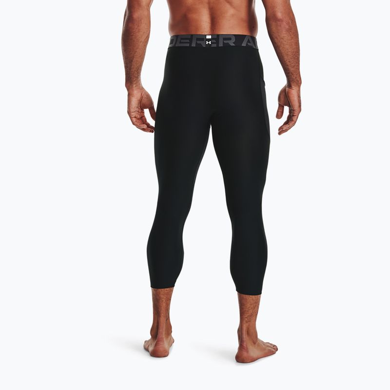 Under Armour Herren Leggings HG Armour 3/4 schwarz/weiß 2