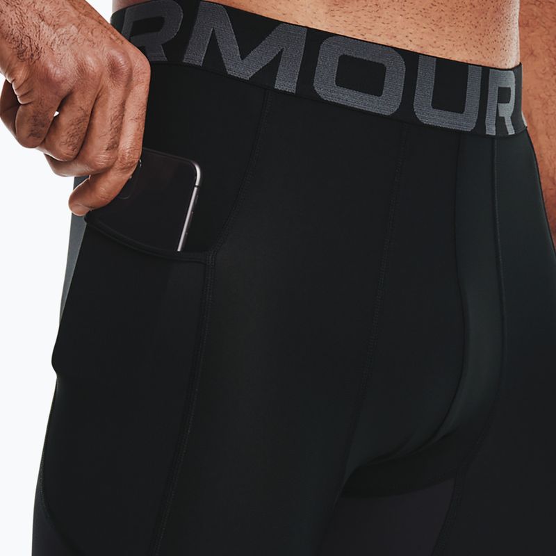 Under Armour Herren Leggings HG Armour 3/4 schwarz/weiß 3
