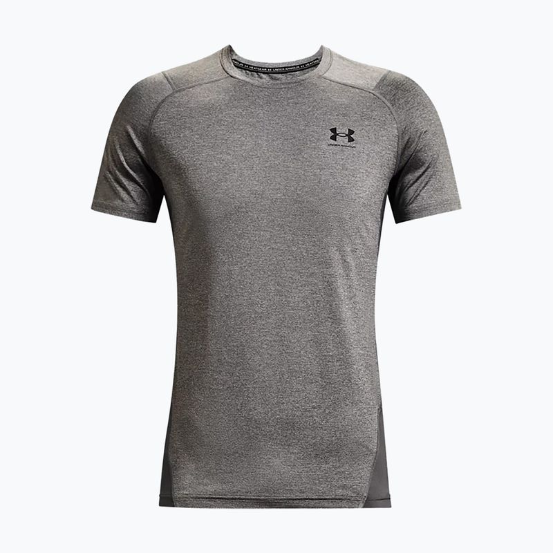 Herren Under Armour HeatGear Armour Fitted grau Trainings-T-Shirt 1361683 5