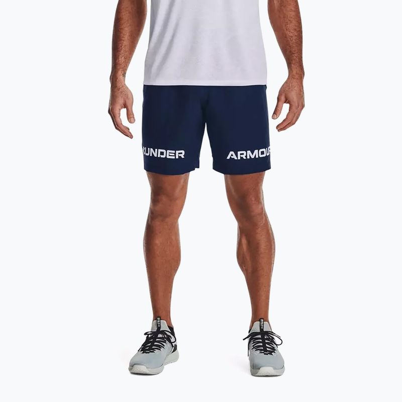 Under Armour UA Woven Graphic WM Herren Trainingsshorts navy blau 1361433-408