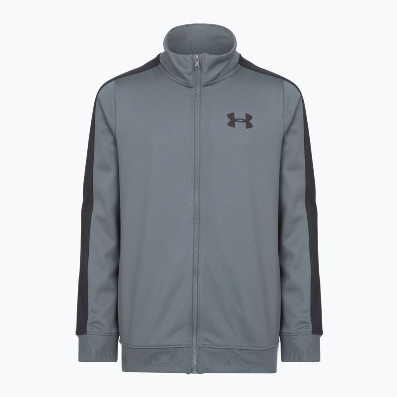 Kinder-Trainingsanzug Under Armour Knit pitch grey 3