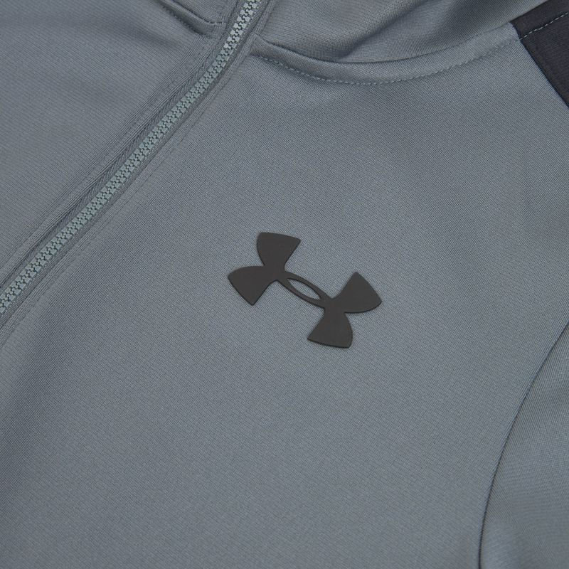 Kinder-Trainingsanzug Under Armour Knit pitch grey 5