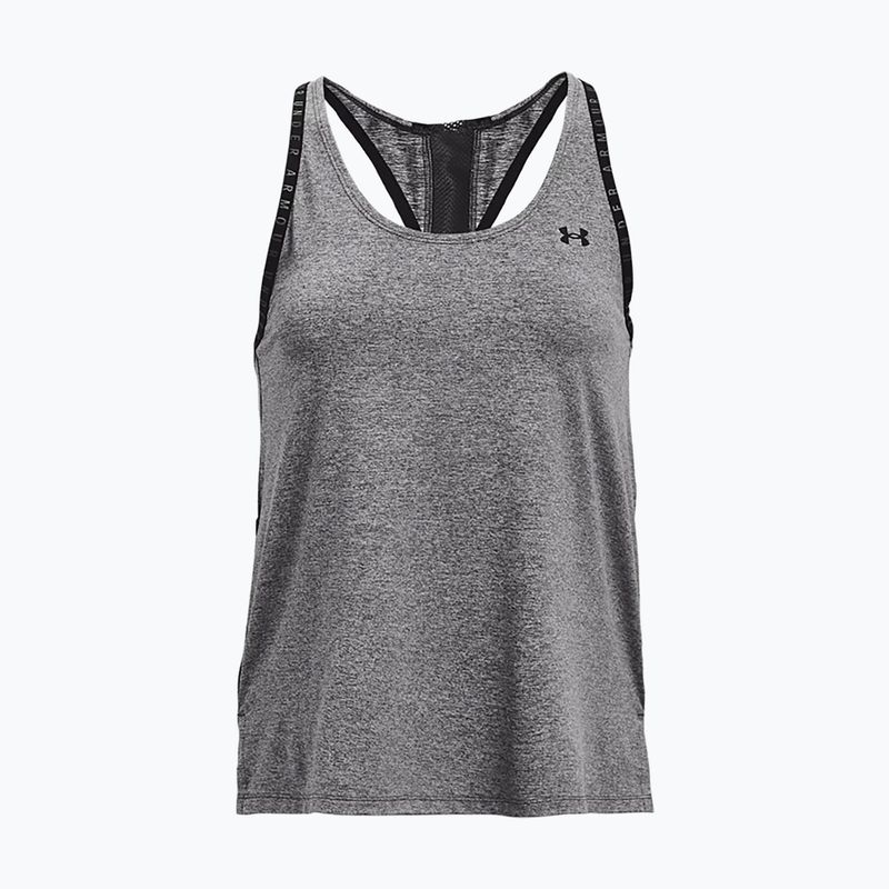 Damen Trainingstank Top Under Armour UA Knockout Mesh Back Tank graphite 1360831 5