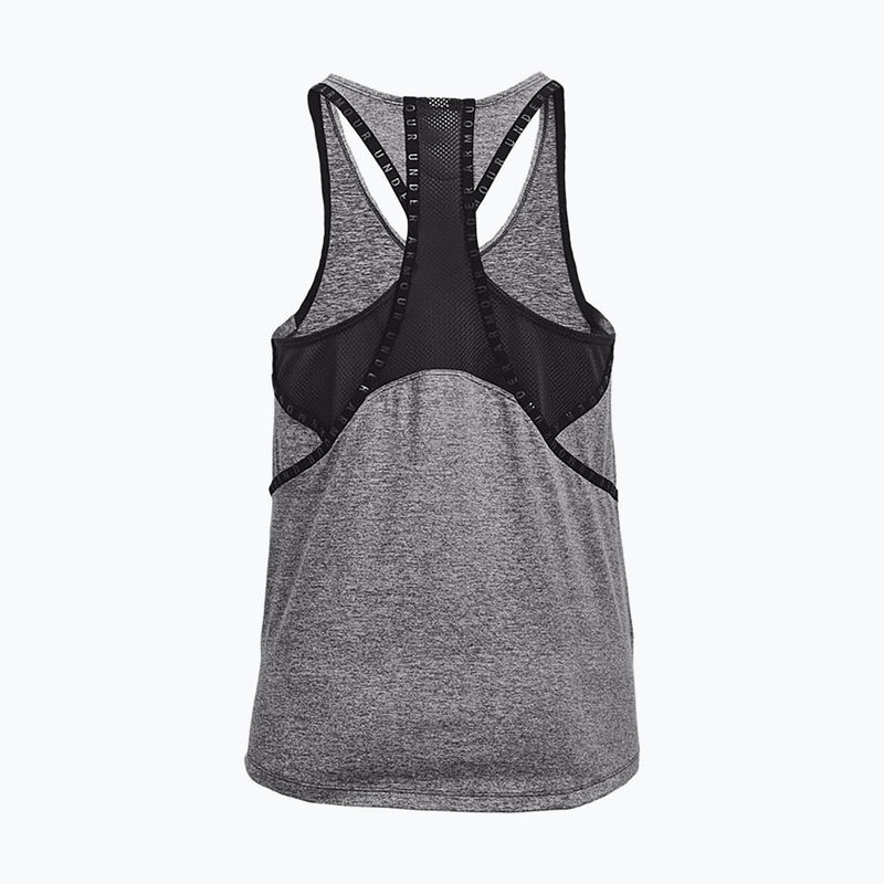 Damen Trainingstank Top Under Armour UA Knockout Mesh Back Tank graphite 1360831 6