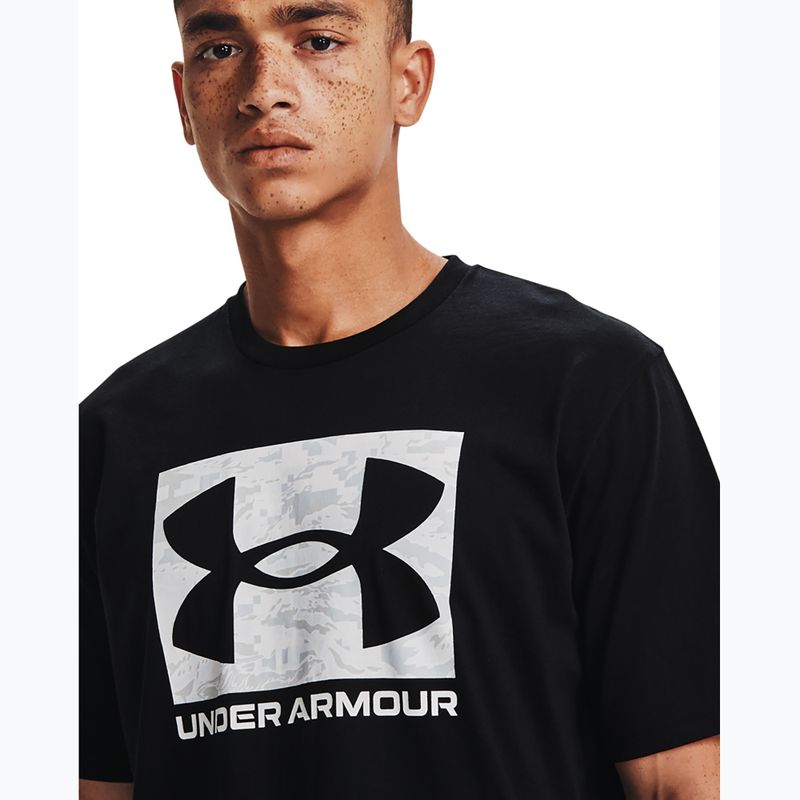 Under Armour ABC Camo Boxed Logo schwarz/weiß Herren-Trainings-T-Shirt 4