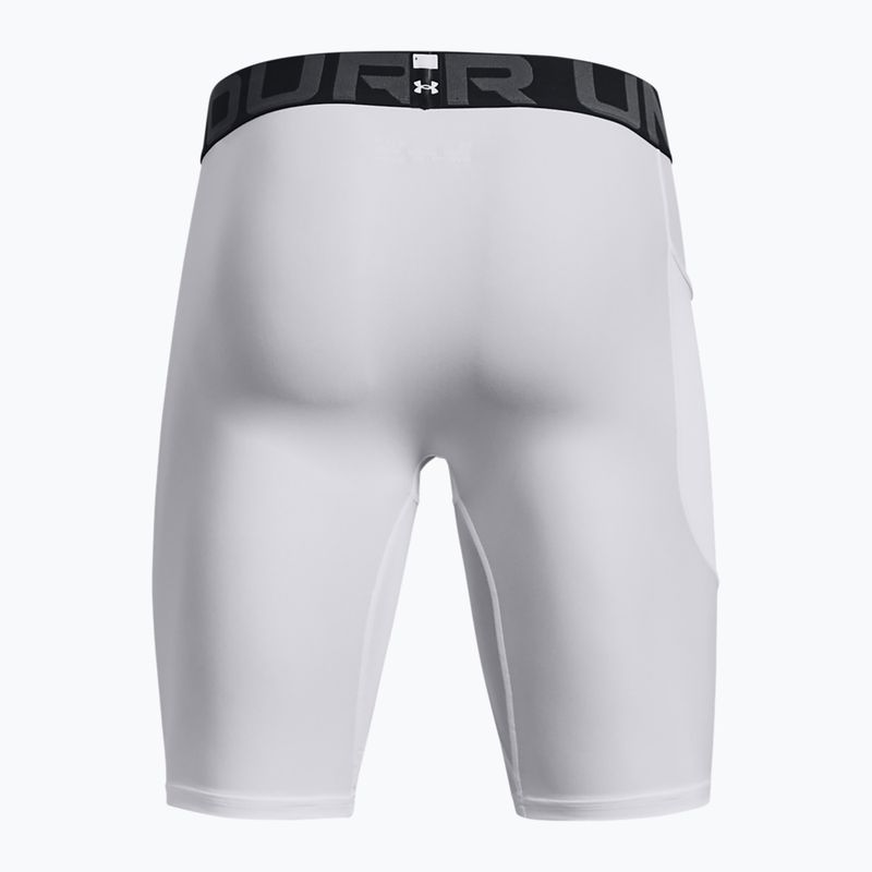 Herren Under Armour HG Armour Lange Shorts weiß/schwarz 6