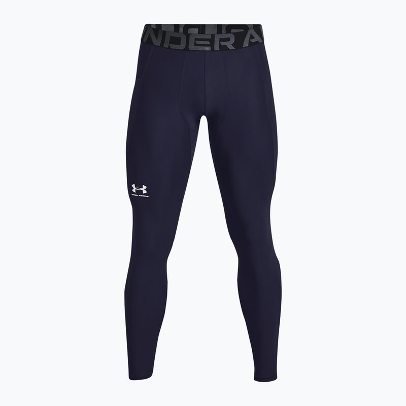 Under Armour HeatGear midnight navy/weiß Trainingsleggings für Männer 5