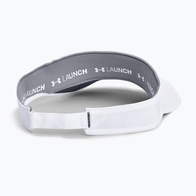 Under Armour Herren Laufvisier Isochill Launch Run Visor 100 weiß UAR-1361563100 7