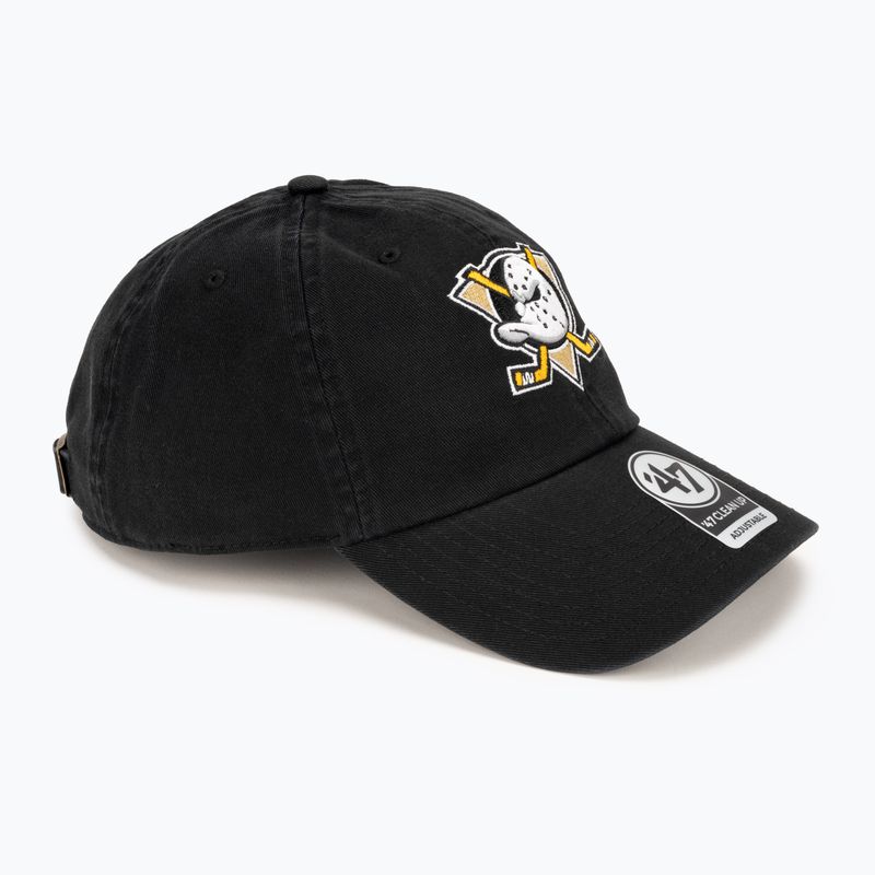 47 Marke NHL Anaheim Ducks CLEAN UP Baseballkappe schwarz